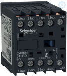 TeSys K control relay, 3 NO+1 NC, <= 690 V, 24 V DC standard coil. range: TeSys - product or component type: control relay - device short name: CA3K - contactor application: control circuit - utilisation category: AC-15, DC-13 - pole contact composit ...
