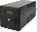Digitus | Line-Interactive UPS | Line-Interactive UPS DN-170076, 2000VA/1200W 12V/9Ah x2 battery, 4x CEE 7/7, USB, RS232, RJ45,LCD, Simulated sine wave, 198 x 158 x 380 mm, Weight: 10.5 kg | 2000 VA | 1200 W DN-170076 | 4016032441380