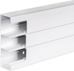 OptiLine 45 - installation trunking - 185x55 mm - PVC - polar white - 2000 mm ISM10500P | 3606480681837