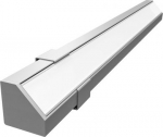 GRAZIA 10 EDGE profile, corner, 2m aluminium 1004889 | 4024163250399