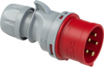 CEE Industrial plug 5x32A (3P+N+PE) 6h IP44 TT SHARK red/grey 025-6TT | 9003399230127