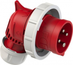 CEE Industrial plug 4x16A (3P+PE) 6h IP67 TWIST red/grey 74142-6 | 9003399581199