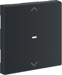 Rocker 1g, arrows, for Push-button-module, for Frontplate 55, hfr, graphitblack GW1AC9011 | 4012740983525