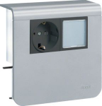 acc.box SL20055 socket+LED alu SL20055925D1 | 4012740894807