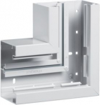 Flat angle of base profile for BRA 85x130mm lid 80mm of alu in traffic white BRA8513059016 | 4012740014380