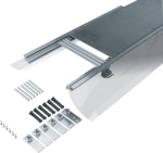 flush floor trunking with foil dry care nom. width 300 level. range 105-150mm BKF300105 | 4012002236864