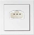 AKK6-84 lighting outlet, 85x85mm, white 2TKA00000934 | 6438199002330