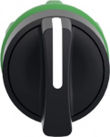 Black selector switch head &Oslash;22 3-position spring return. range of product: Harmony XALF, Harmony XB5 - device short name: ZB5 - mounting diameter: 22 mm - operator position information: 3 positions +/- 45&deg;. ZB5AD5 | 3389110905199