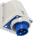 Wall mounted plug 3x16A (2P+PE) 6h IP67 blue 5132-6k | 9003399277504