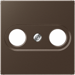Cover plate for TV-outlet, A500  mocha A561PLTVMO | 4011377096547