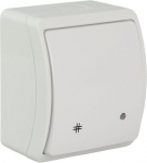 VW-154-51 Koala Łącznik krzyżowy podświetlany n/t IP44 biały 61.336 | 5901769015623