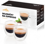 ETA | Espresso cups | ETA418193000 | For espresso coffee | 2 pc(s) | Dishwasher proof | Glass ETA418193000 | 8590393325436
