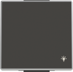 Color: Soft Black   Rocker for push-buttons code: 8104 & 8104.9 2CLA850420A1501 | 8427238135793