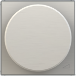 Color: Stainless Steel   Cover plate with rotatory knob for dimmer and DALI code: 8160, 8160.2, 8160.3, 8160.5, 8160.7, 8160.8, 8160.9, 8161.4, 8161.5 & 8161.8   Included: indicator neon lamp 2CLA856020A1401 | 8427238136141