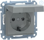 Schneider Electric Merten System M socket outlet MEG2310-0460 is a mechanism with central plate in color aluminium. This socket outlet belongs to M-Arc, M-Elegance, M-Plan, M-Plan glass, M-Smart, M-Star, System M aesthetic group. The outlet pole conf ...
