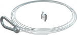 Piekares stieple ar karabīni 1x5000mm, St, G 1450823 | 4012197009984