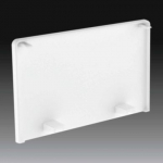 End cover, for cable duct PK 110X65, white 8211HF_HB | 8595568934741