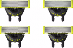 Philips | Replaceable Blade (4 pcs) | OneBlade QP440/50 | Black/Green QP440/50 | 8720689016148