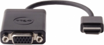 Dell | Adapter HDMI to VGA | 470-ABZX | Black | HDMI - Male | HD-15 (VGA) - Female 470-ABZX | 2000000970448