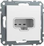 Luminaire outlet DCL, flush wall c-plate, White, Exxact WDE005010 | 3606480297083