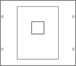 Operating switch kit, quadro.system, HA250 A 300x350 mm UC009 | 3250616130098