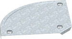 Cover for 90&deg; bend, Width=100mm, DFB 90 100 FS 7129610 | 4012196250769