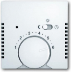 Cover plate for room thermostat, Basic55, white 2CKA001710A3867 | 4011395123133