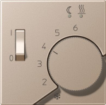 Cover plate for thermostat, champagne A500 AFTR231PLCH