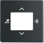 6109/03-885-500 Cover plate, black, Platform 63 2CKA006155A0065 | 4011395209264