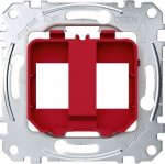 Supporting plates for modular jack connector, 2 set, red Merten SystM MEG4566-0006 | 4042811151980