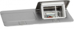 Pop-up box to be equipped - 2 x 3 modules - matt aluminium finish 054012 | 3245060540128