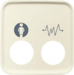 As cover for call unit as diagnostic/plug contact. As alternative to Ackermann cover 88912 E3. 2CKA001724A2700 | 4011395003350