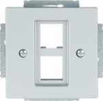 For 2 modular jack inserts. Suitable for Art. No. 0210 and 0211. 2CKA001753A0393 | 4011395227978