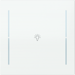 Labeling field with light icon for keypad 1-4-fold (KK/U4.70.xx).   Available for the design ranges:   - Busch-art linear   - Alba 2CKA006199A0439 | 4011395338483