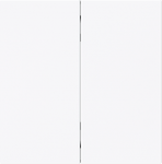 2gang rocker for Friends of Hue and Bluetooth (Casambi) smart switch inserts. 2CKA006730A0166 | 4011395342640