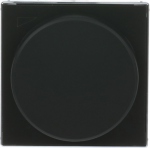 Color: Soft Black   Cover plate with rotatory knob for dimmer and DALI code: 8160, 8160.2, 8160.3, 8160.5, 8160.7, 8160.8, 8160.9, 8161.4, 8161.5 & 8161.8   Included: indicator neon lamp 2CLA856020A1501 | 8427238136158