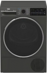 BEKO Dryer Machine | B5T89243M | Energy efficiency class C | Front loading | 9 kg | Heat pump | Digital | Depth 67 cm | Steam function | Black B5T89243M | 8690842555220