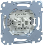 Two-circuit switch insert 1 pole, f lush-mounted, 16 AX, 250 V AC , scr MEG3615-0000 | 4042811144432