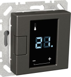 Thermostat, Exxact, with touch display universal version, anthracite WDE003491 | 3606480205033