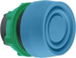 Head for non illuminated push button, Harmony XB5, XB4, blue flush pushbutton &Oslash;22 mm spring return ZB5AP6S | 3389110999419