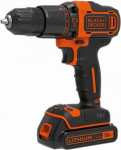 BLACK & DECKER Cordless Drill/Driver | BDCHD18KB-QW | 18 V | 2x1.5 Ah | Li-Ion BDCHD18KB-QW | 5035048641149