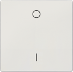 Rocker switch with symbols IO, 2-pole, 3-pole, 68x68mm, platinum metallic, DELTA style 5TG7142-1 | 4001869382852