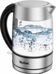 TEFAL | Kettle | KI772D | Electric | 2400 W | 1.7 L | Glass | 360&deg; rotational base | Stainless Steel/Black KI772D | 3045380018716