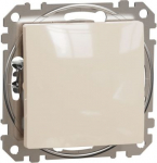 Push-Button, Sedna Design & Elements, 2-way, 10A, beige SDD112116 | 3606481478801