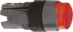 Head for illuminated push button, Harmony XB6, red projecting pushbutton &Oslash; 16 spring return 12...24 ZB6AE4 | 3389110776317