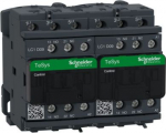 TeSys D reversing contactor, 3p(3 NO), AC-3, <= 440 V 9A, 115 V AC coil. range: TeSys - device short name: LC2D - contactor application: motor control, resistive load - utilisation category: AC-1, AC-3 - device presentation: preassembled with reversi ...