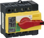 switch disconnector, Compact INS63, 63A, with red rotary handle and yellow front, 3 poles 28918 | 3303430289180