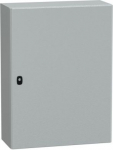 Wall mounted steel enclosure, PanelSeT S3D, plain door, without mounting plate, 800x600x250mm, IP66, NSYS3D8625 | 3606480158971
