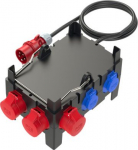 Distribution box ISCHL MV 3x16/5 6xSSD 2m5G2.5St16 H07 IP44, plastic, mobile 9130005 | 9003399391484