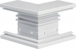 External corner of base profile for BRA 68x100mm lid 80mm of alu traffic white BRA6510039016 | 4012740014014